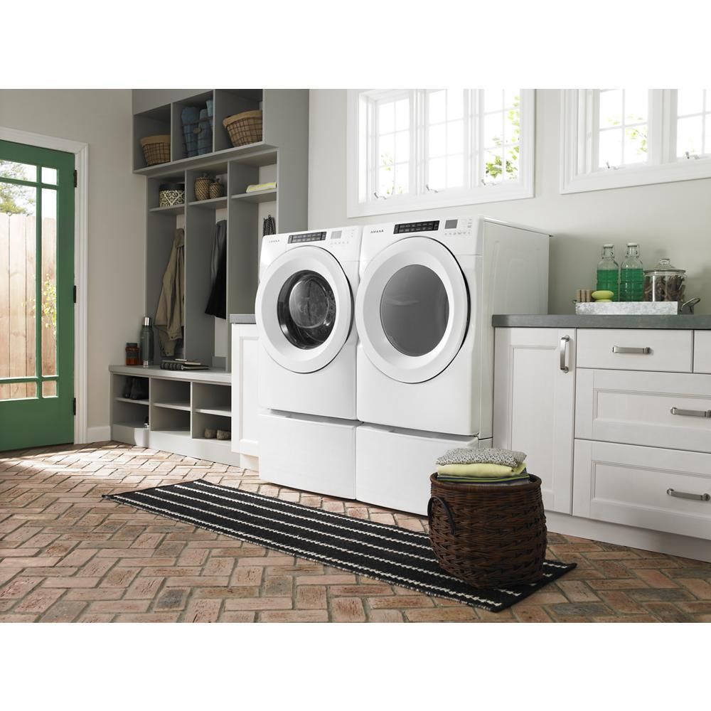 AMANA 7.4 cu. ft. Front-Load Dryer with Sensor Drying NED5800HW | Mrs. G  Appliances