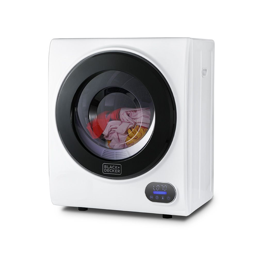 Black+Decker Portable 1.5 cu. ft. Dryer, White