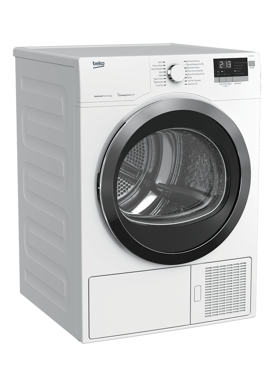 BEKO 24" Front-Load Heat Pump Ventless Dryer HPD24412W | Renova Appliance Center