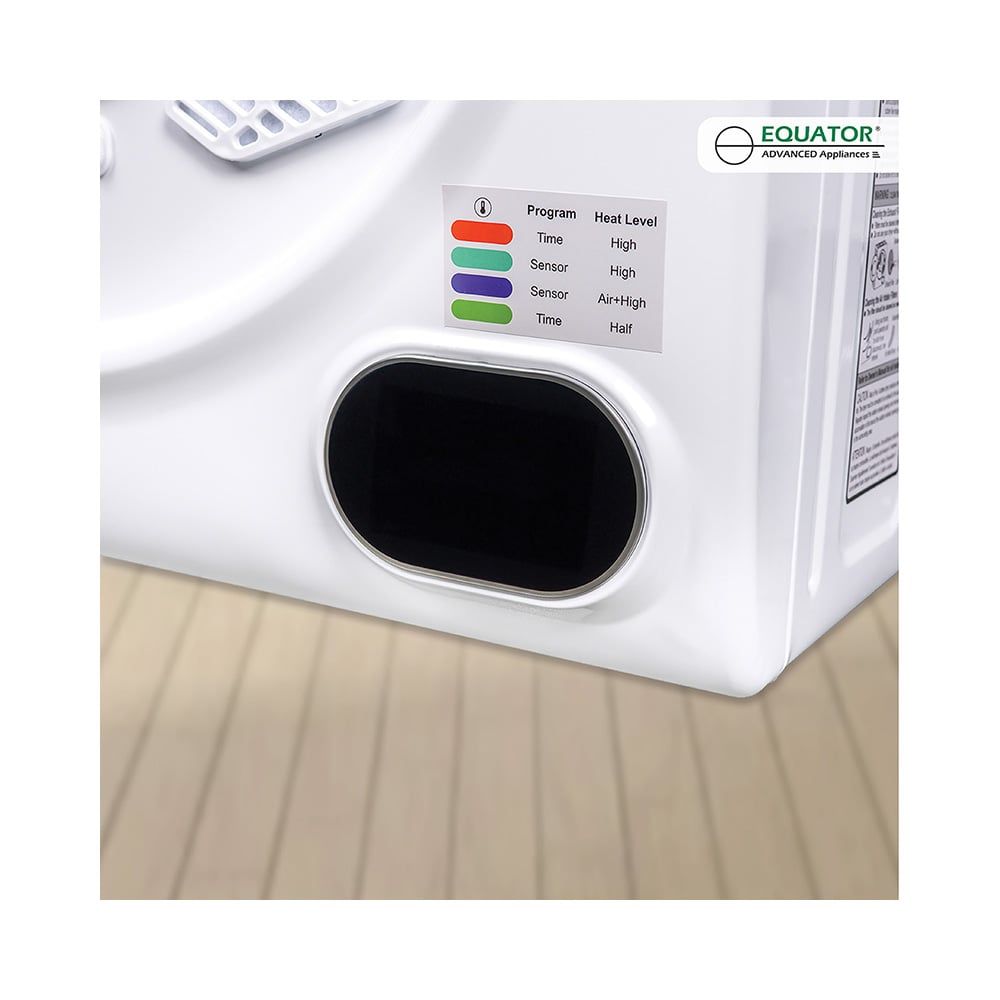 Equator ED 852 Compact Short Dryer, White
