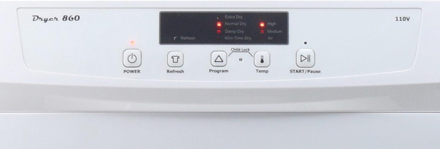 Equator ED860 Compact 3.5cu.ft. Dryer-Sensor Dry/Refresh function - Appliance repair and HVAC