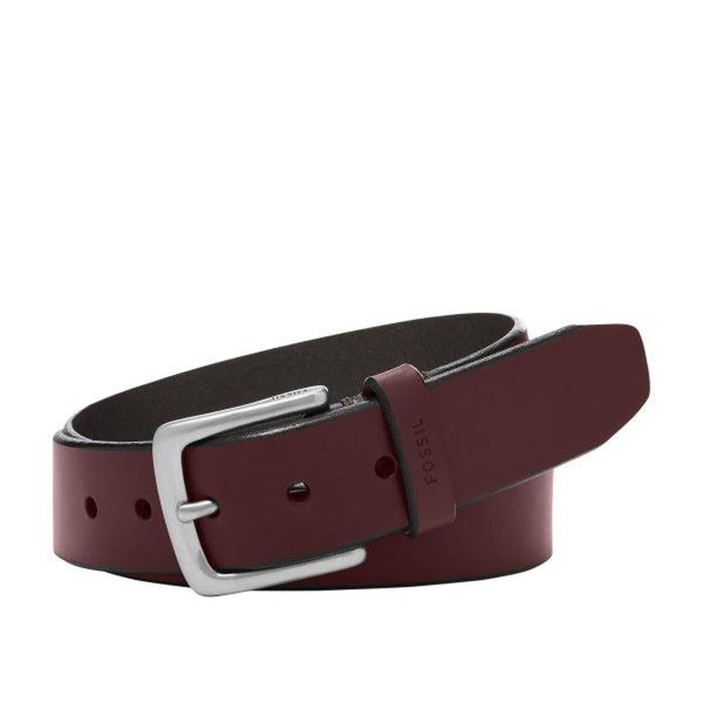 Joe Leather Belt - Wine / 44