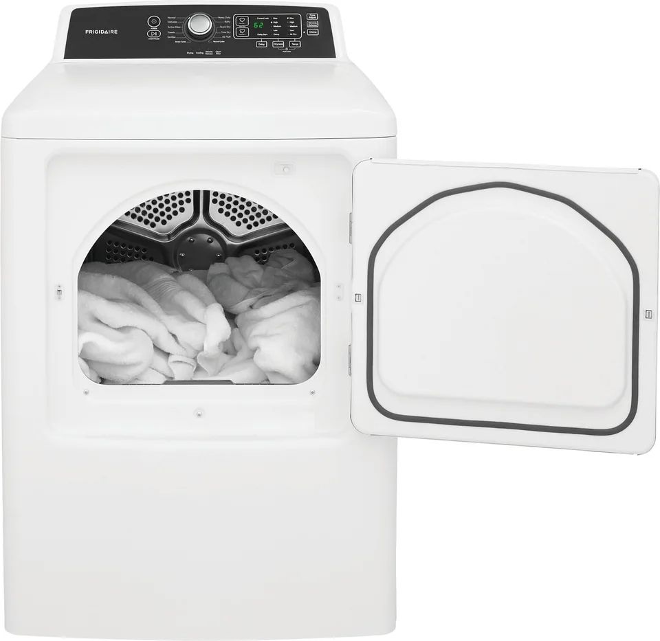 Frigidaire® 6.7 Cu. Ft. White Front Load Electric Dryer | Home Appliance  Solutions