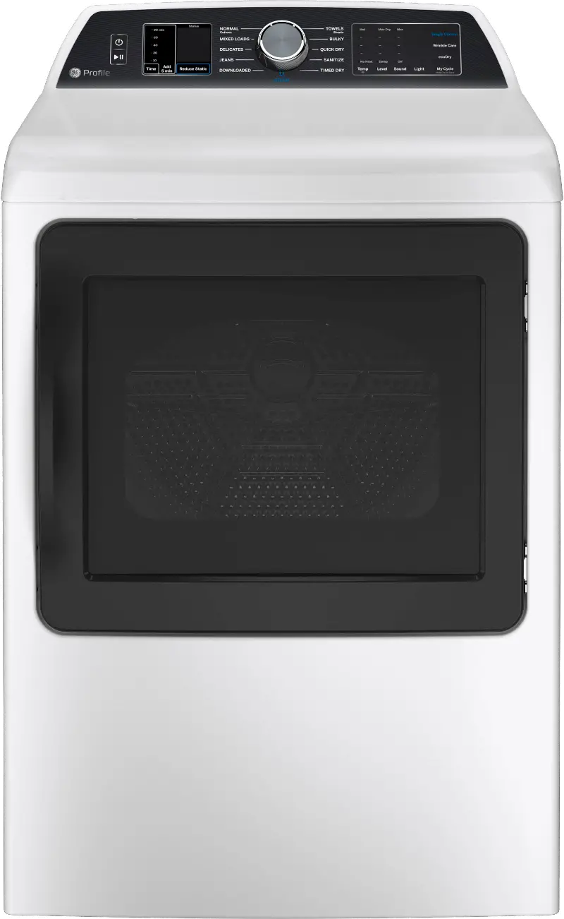 GE Profile 7.4 cu ft Electric Dryer - White