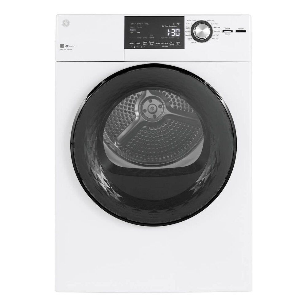 GE 4.3 cu. ft. Electric Dryer GFD14ESSNWW