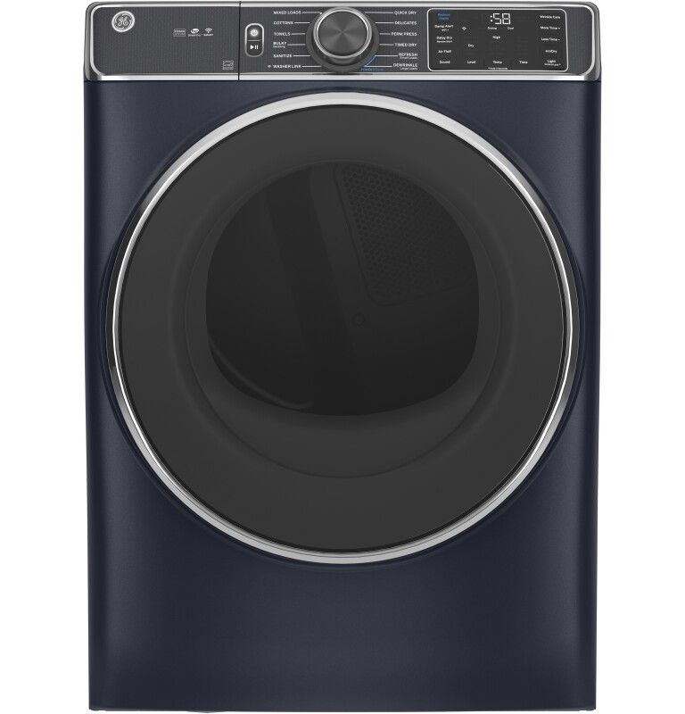 7.8 cu. ft. Capacity Smart Front Load Electric Dryer with Steam and Sanitize Cycle