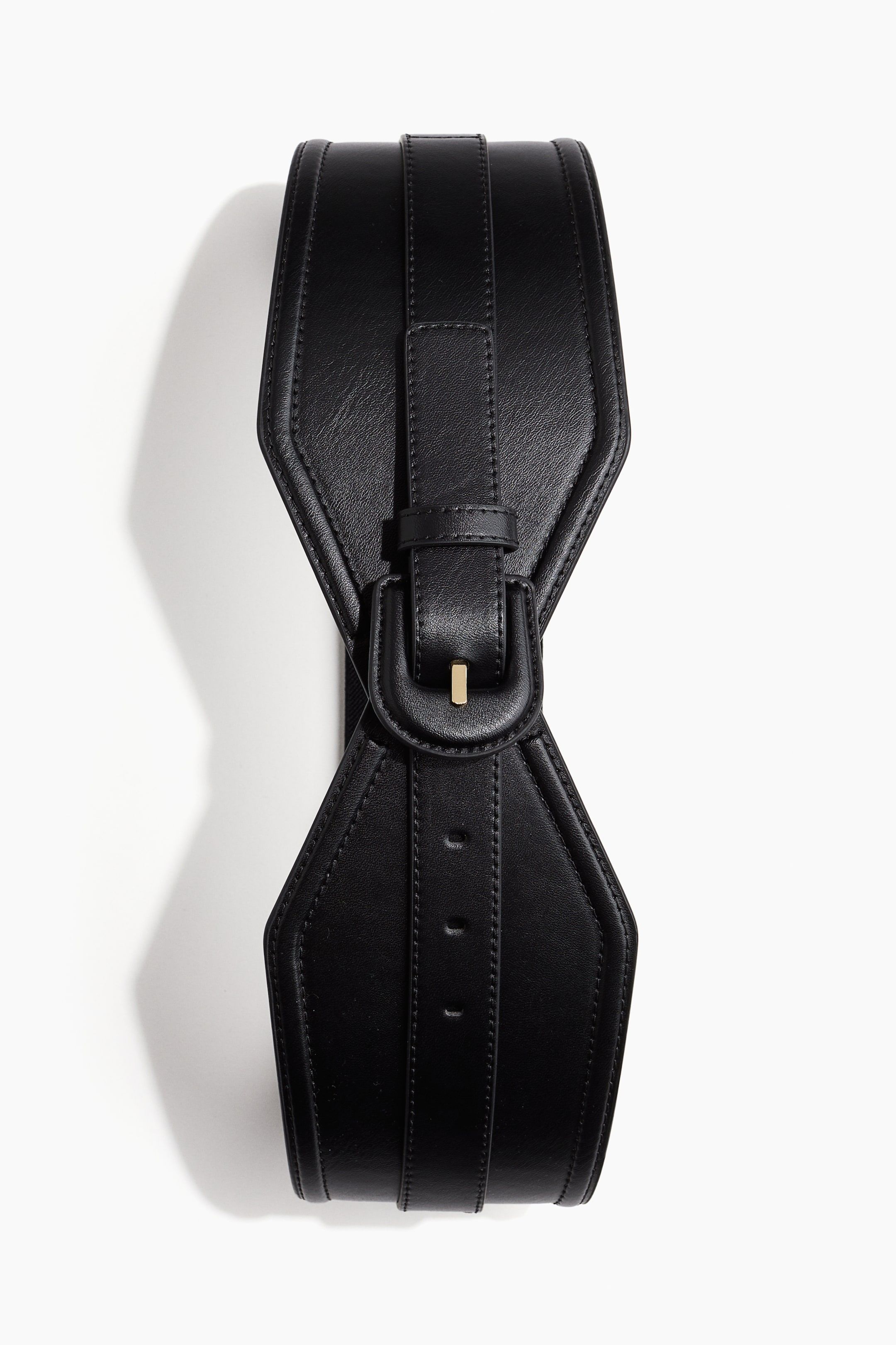 Wide Waist Belt - Black