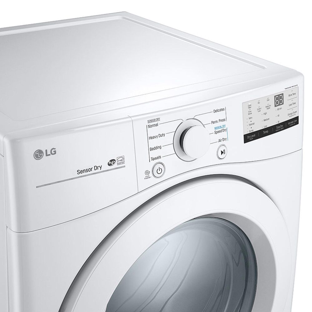 LG 7.4 Cu. Ft. Ultra Large Capacity Electric Dryer in White
