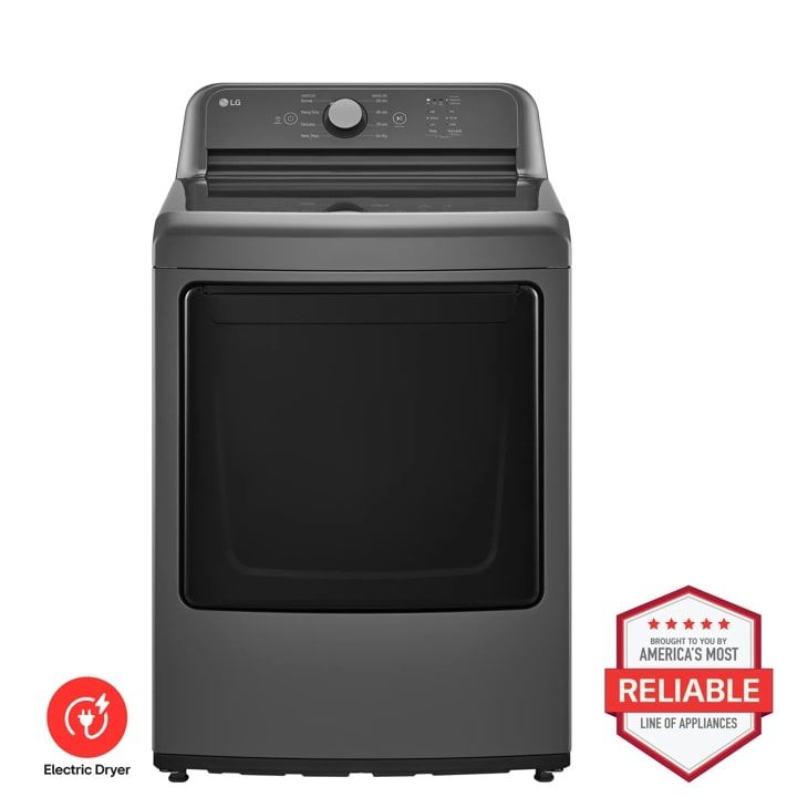 7.3 cu. ft. Ultra Large High Efficiency Dryer™, Electric, Monochrome Grey