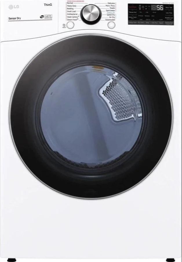 LG DLGX4201W 27" Gas Smart Gas Dryer, 7.4 cu. ft. Capacity