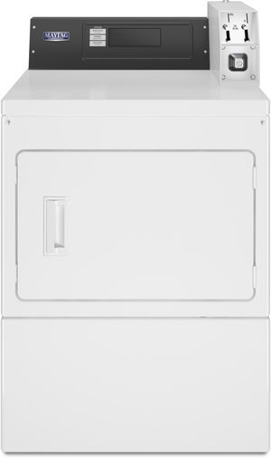Maytag Commercial® 7.4 Cu. Ft. Dual Coin Drop Electric Dryer | Atlas Appliances