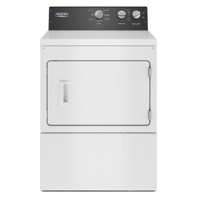 Maytag - 7.4 Cu. Ft. Gas Dryer Commercial Grade with IntelliDry Sensor -  White