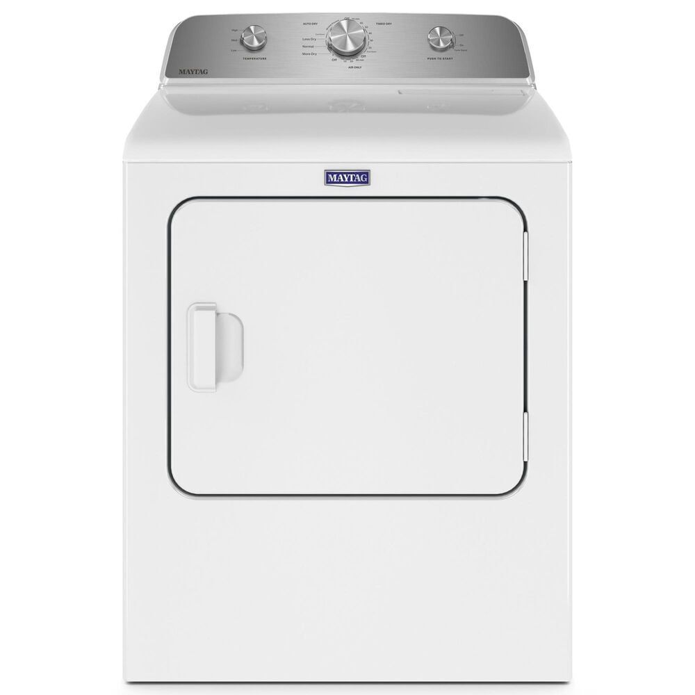 Maytag 7.0 Cu. Ft. Front Load Electric Wrinkle Prevent Dryer in White
