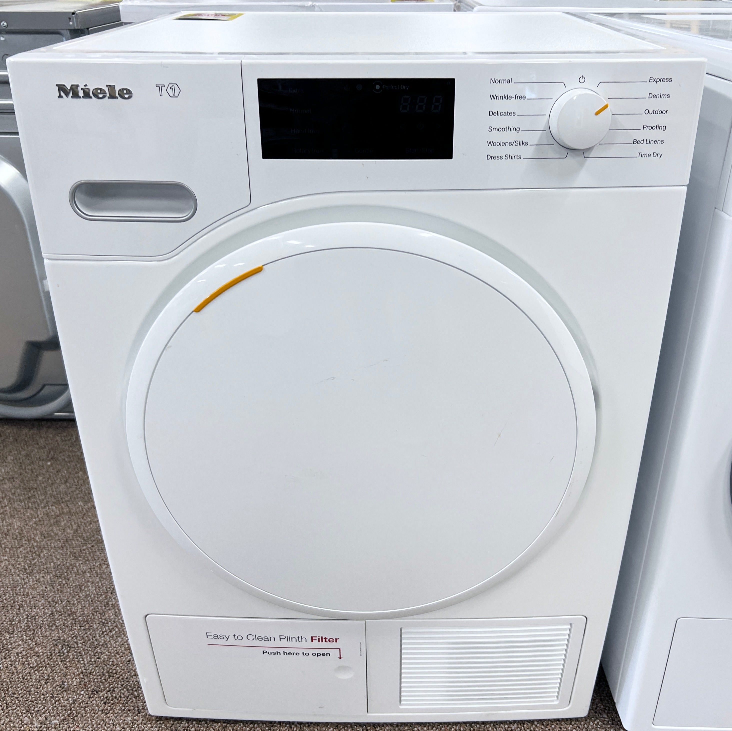 24 Inch Miele Classic T1 Series TWB120WP Electric Dryer Stackable or U