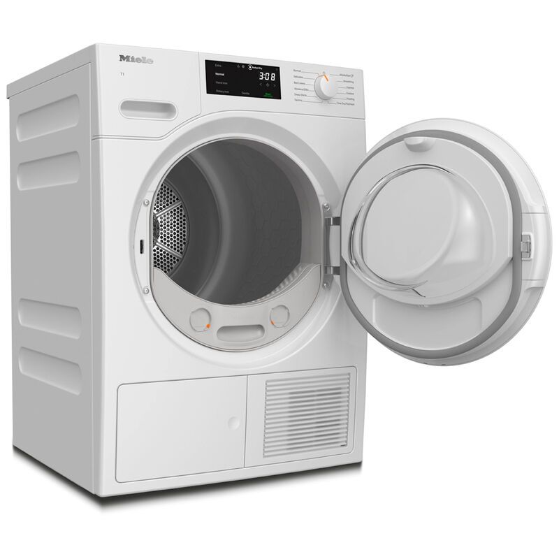 Miele 24 in. 4.0 cu. ft. Smart Stackable Ventless Electric Dryer with Heat Pump & Sensor Dry - Lotus White