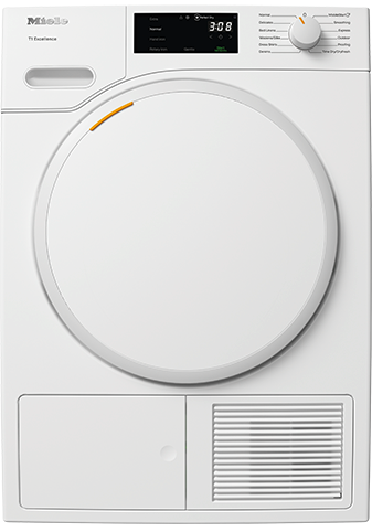 Miele 24" Smart Heat Pump Dryer with 4.02 cu. ft. Capacity, Honeycomb Drum, PerfectDry Technology - White