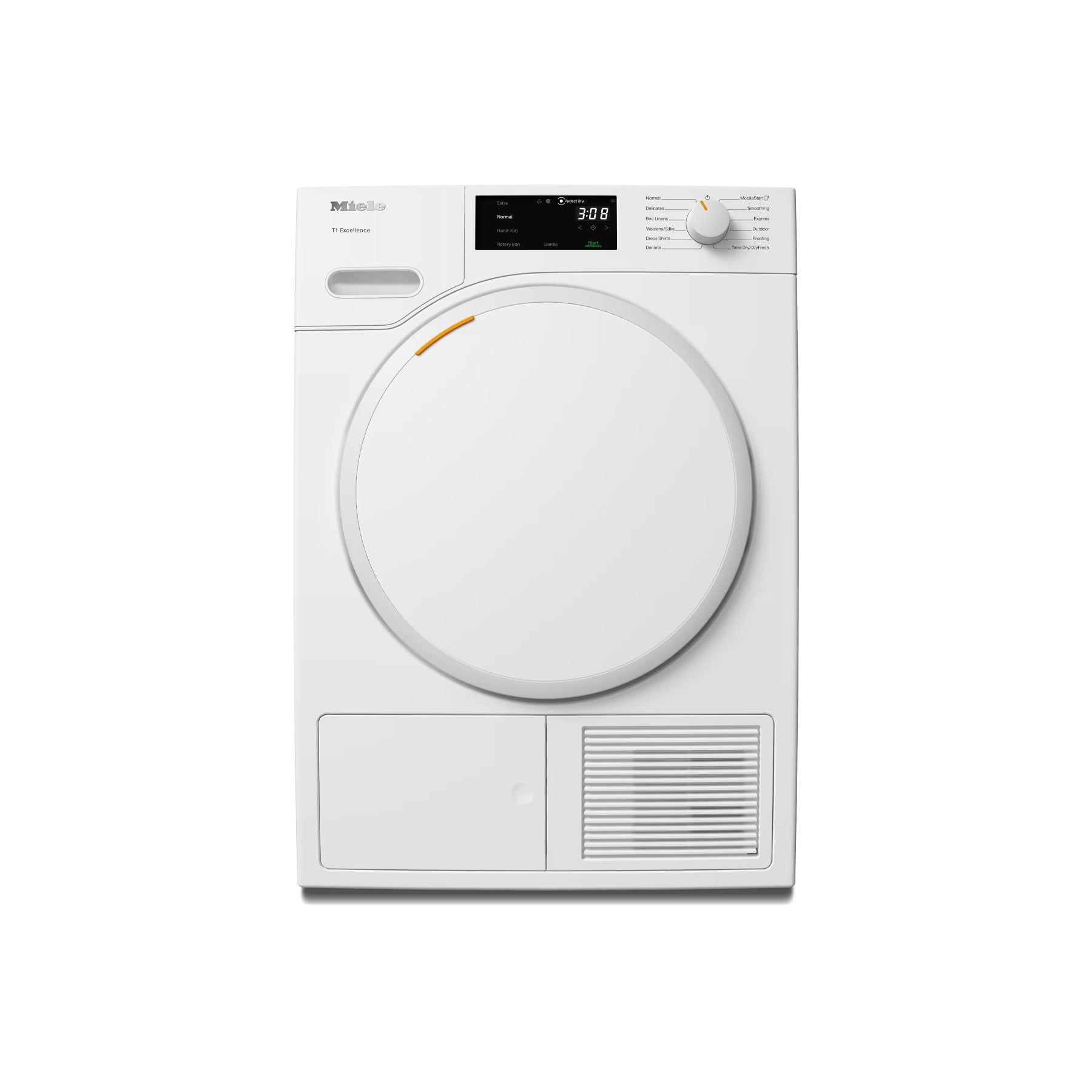 Miele Certified TXD160WP 24" Lotus White Front Load Smart Electric Dryer