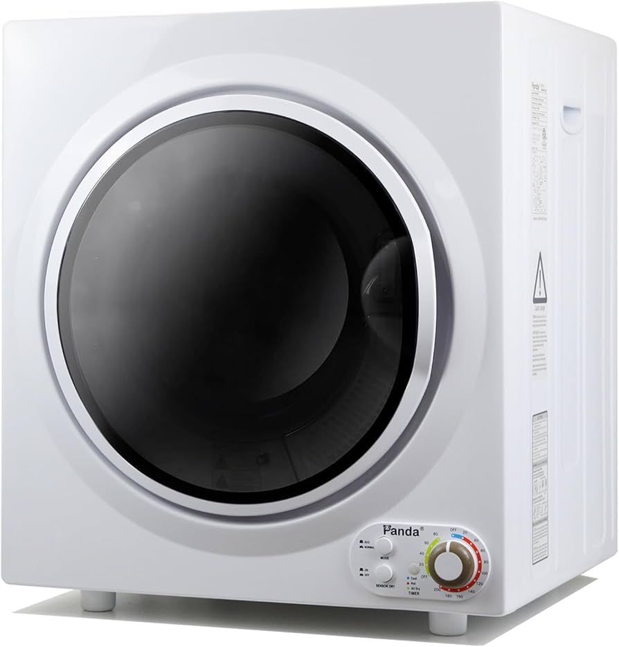 Amazon.com: Panda Compact Dryer 13.2 lbs Load Volume 110V 1500W Portable Clothes Dryer 3.5 cu.ft. Stainless Steel Tub, 4 Drying Modes : Appliances