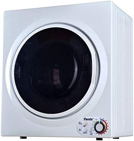 Panda Transportable Compact Laundry Dryer, 3.5 cu.ft, 13lbs Capability, Black and White, PAN760SF