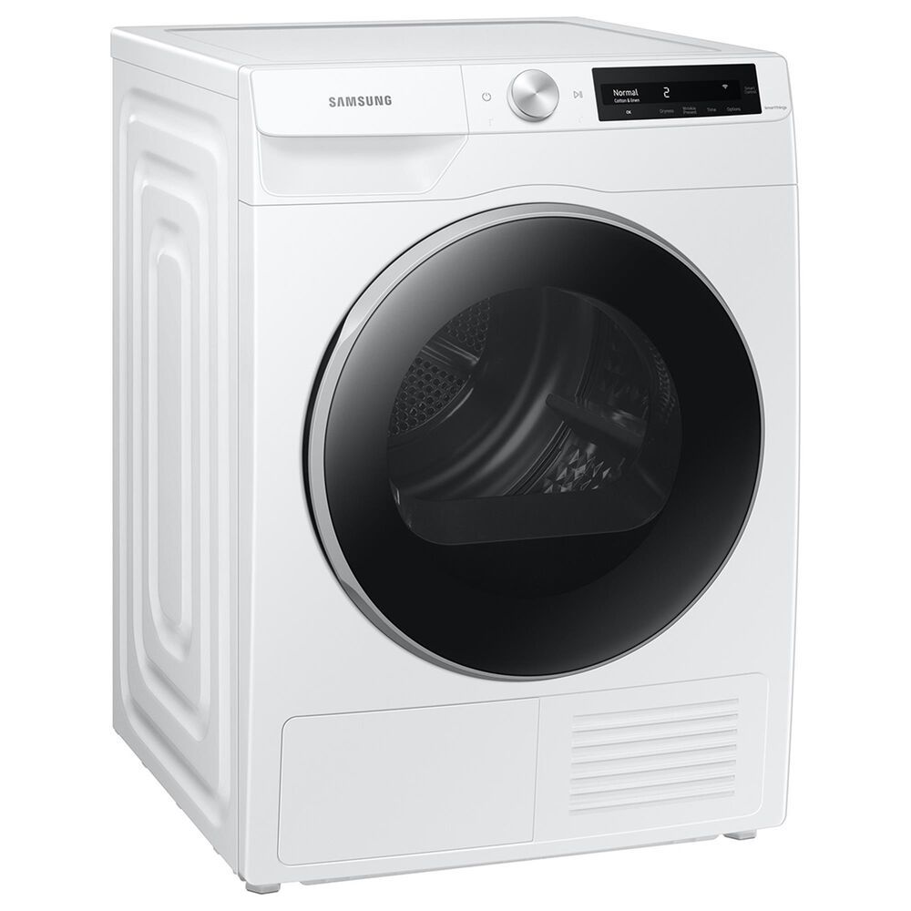 Samsung 4.0 Cu. Ft. Stackable Smart Electric Dryer with Ventless Heat Pump in White