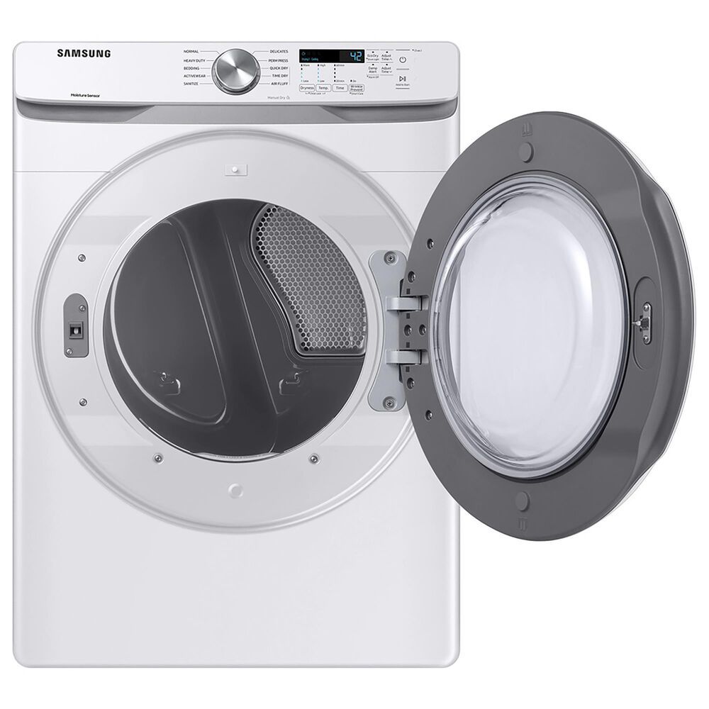 Samsung 7.5 Cu. Ft. Electric Dryer with Sensor Dry and Smart Care in White