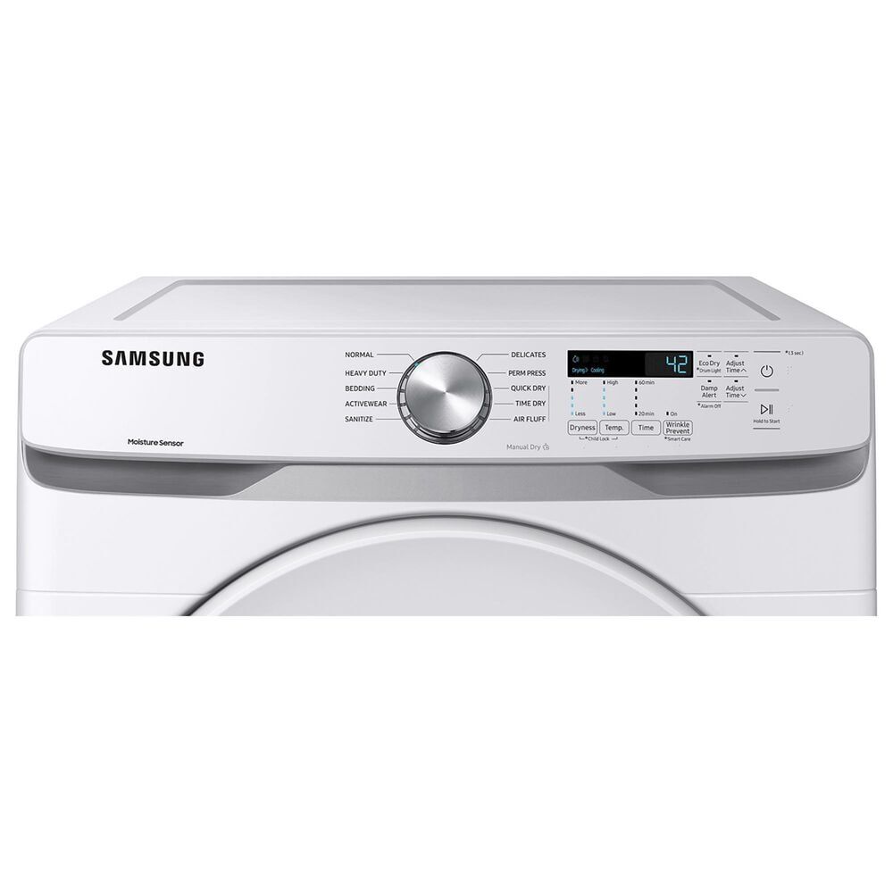 Samsung 7.5 Cu. Ft. Electric Dryer with Sensor Dry and Smart Care in White