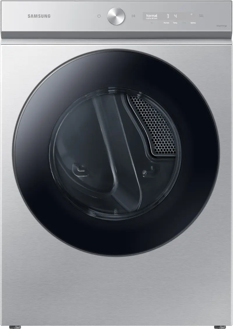 Samsung Bespoke 7.6 cu ft Electric Dryer with Smart Dial - Silver Steel 53BB8700