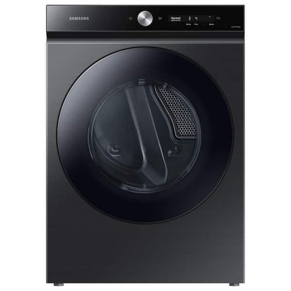 Samsung Bespoke 7.6 Cu. Ft. Ultra Capacity Electric Dryer with Super Speed Dry and AI Smart Dial in Brushed Black