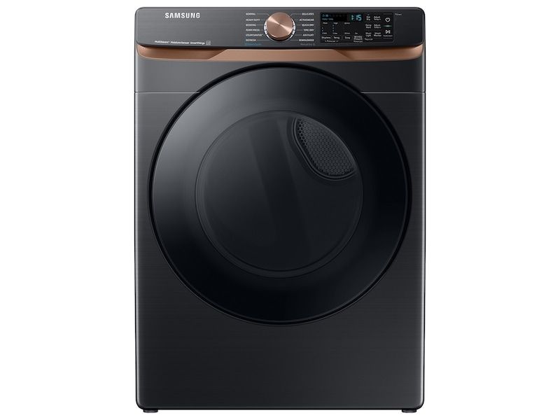 7.5 cu. ft. Smart Gas Dryer with Steam Sanitize+ and Sensor Dry in Brushed Black