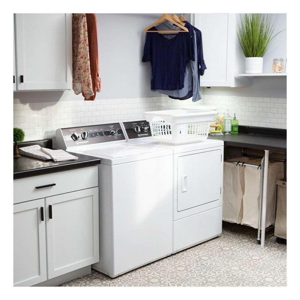 Speed Queen DR5004WE DR5 27 inch Electric Dryer with 7 cu. ft. Capacity, 5 Year Warranty, Energy Star, Steam, Sanitizing Cycle, Over-Dry Protection Technology
