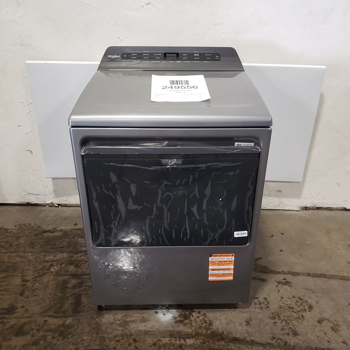 7.4 Cu. Ft. Whirlpool Electric Dryer Gray  - WED5100HC