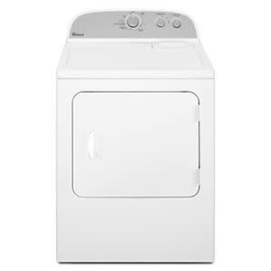 Whirlpool 7-cu ft Reversible Side Swing Door Gas Dryer (White)
