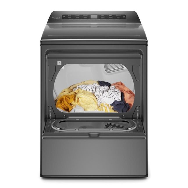 Whirlpool 7.4-cu ft Vented Gas Dryer (Chrome Shadow) WGD5100HC at Lowes.com