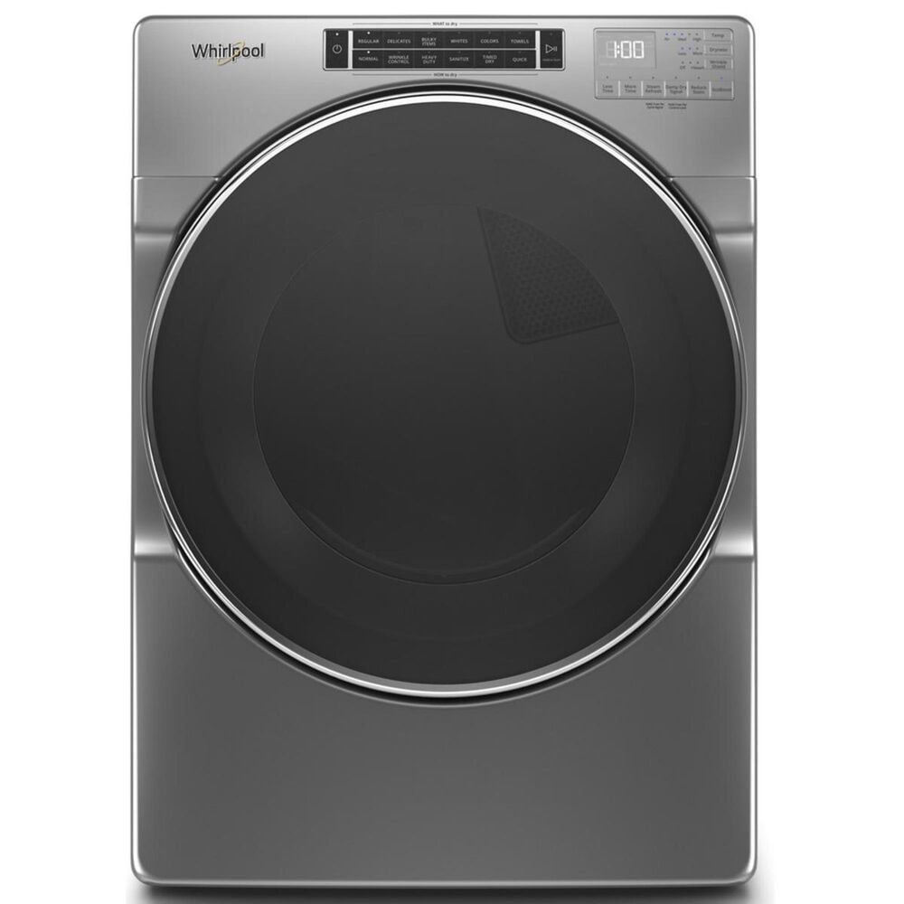 Whirlpool 7.4 Cu. Ft. Gas Dryer with Steam in Chrome Shadow