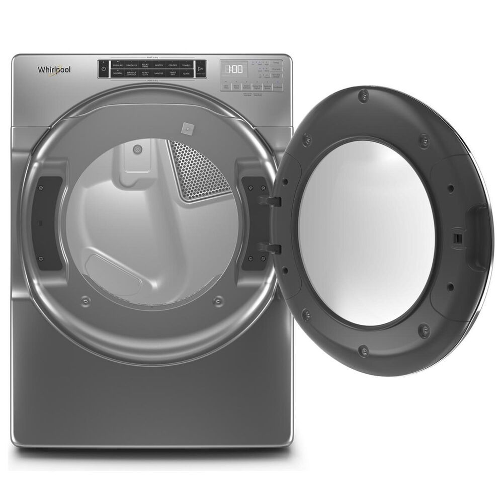 Whirlpool 7.4 Cu. Ft. Gas Dryer with Steam in Chrome Shadow