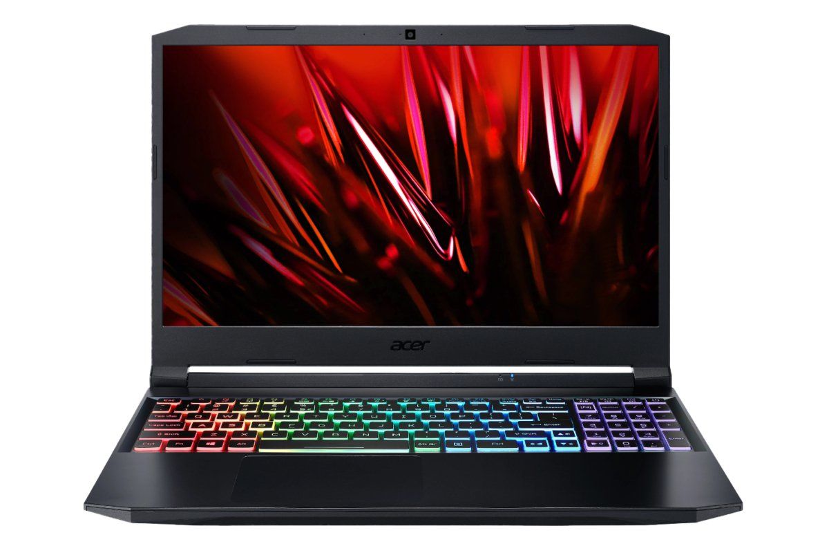 Acer Nitro 5 (AN515-57) open-lid angle