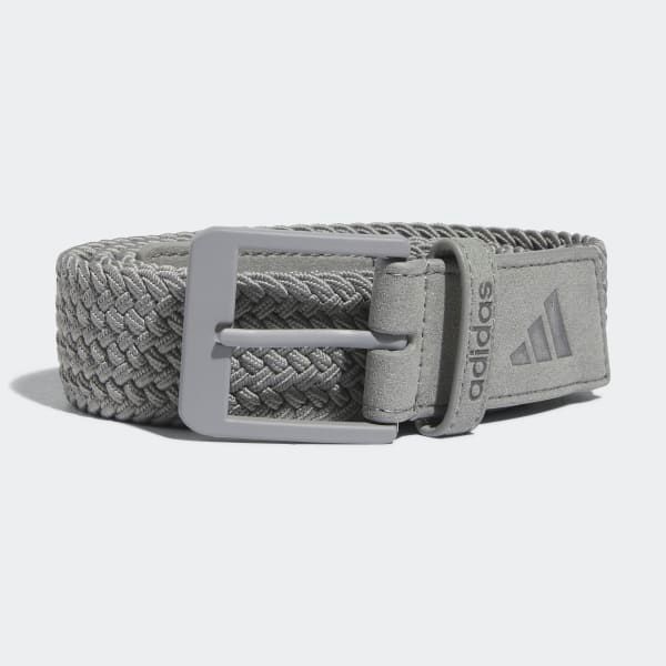 adidas Braided Stretch Belt - Grey