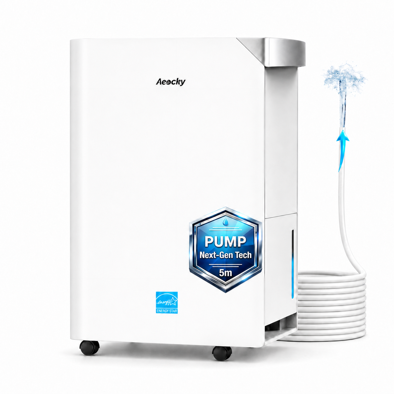 AEOCKY 5500 Sq.Ft Energy Star Most Efficient 2025 Dehumidifier Max 80Pint/D