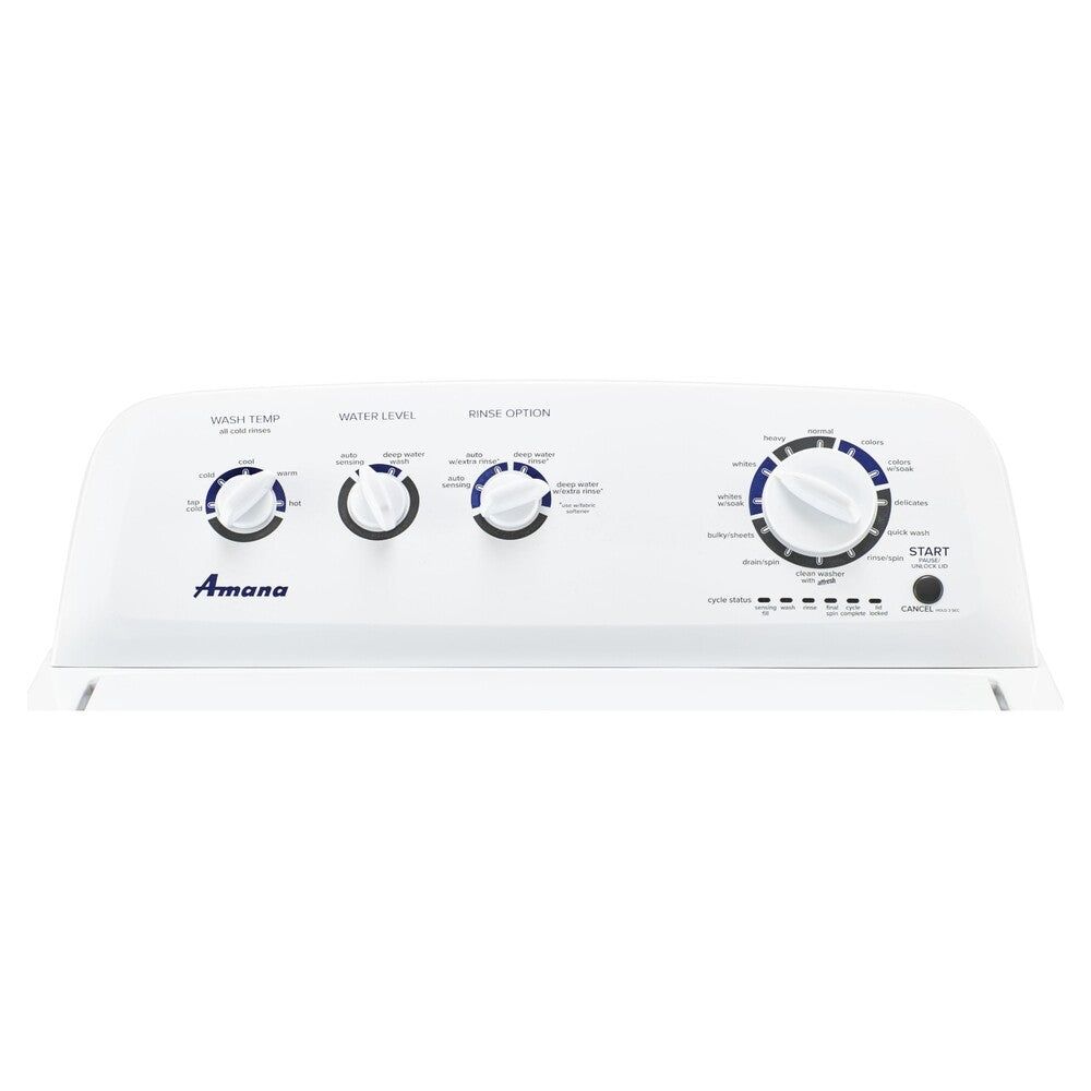 Amana 3.8 cu. ft. Top Load Washer NTW4519JW
