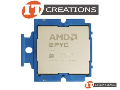 AMD EPYC 128 CORE Processor 9755 2.7GHZ Base / 4.1GHZ Max 512MB L3 Cache TDP 500W SP5 Socket ( Turin ) ( 5TH Gen )