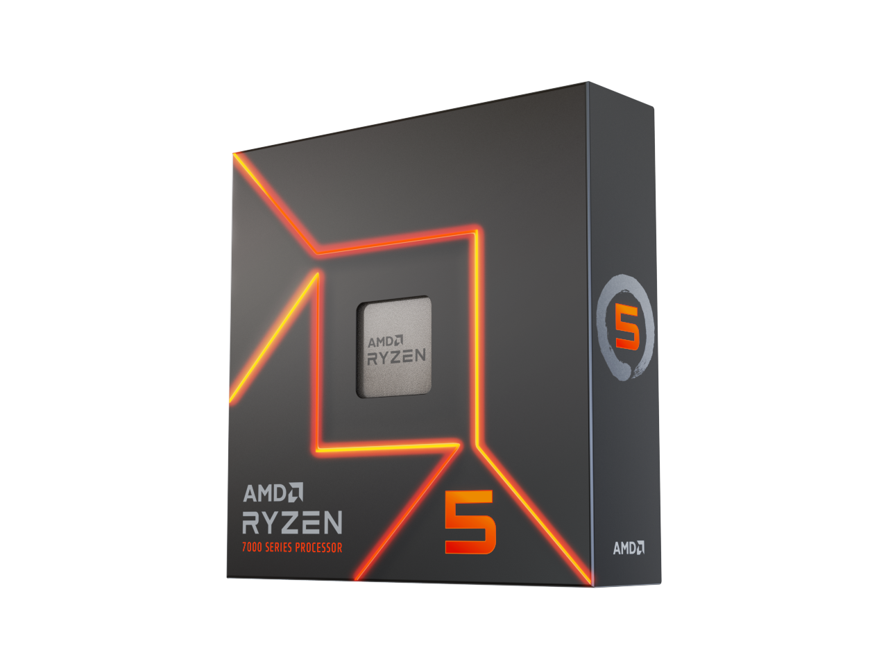 AMD Ryzen 5 7600 (Ryzen 7000) retail box product image