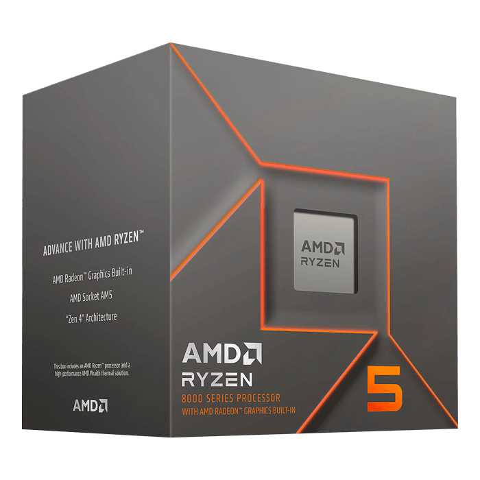 Ryzen™ 5 8500G 6-Core 3.5 - 5.0GHz Turbo, AM5, 65W TDP, Retail Processor