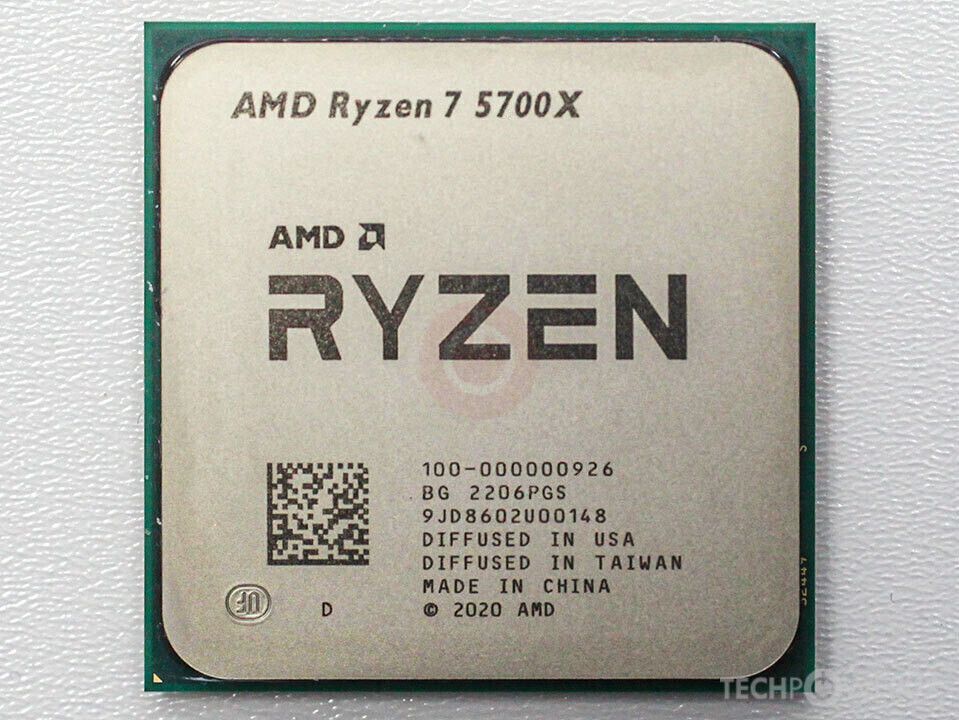 AMD Ryzen 7 5700X chip (front)