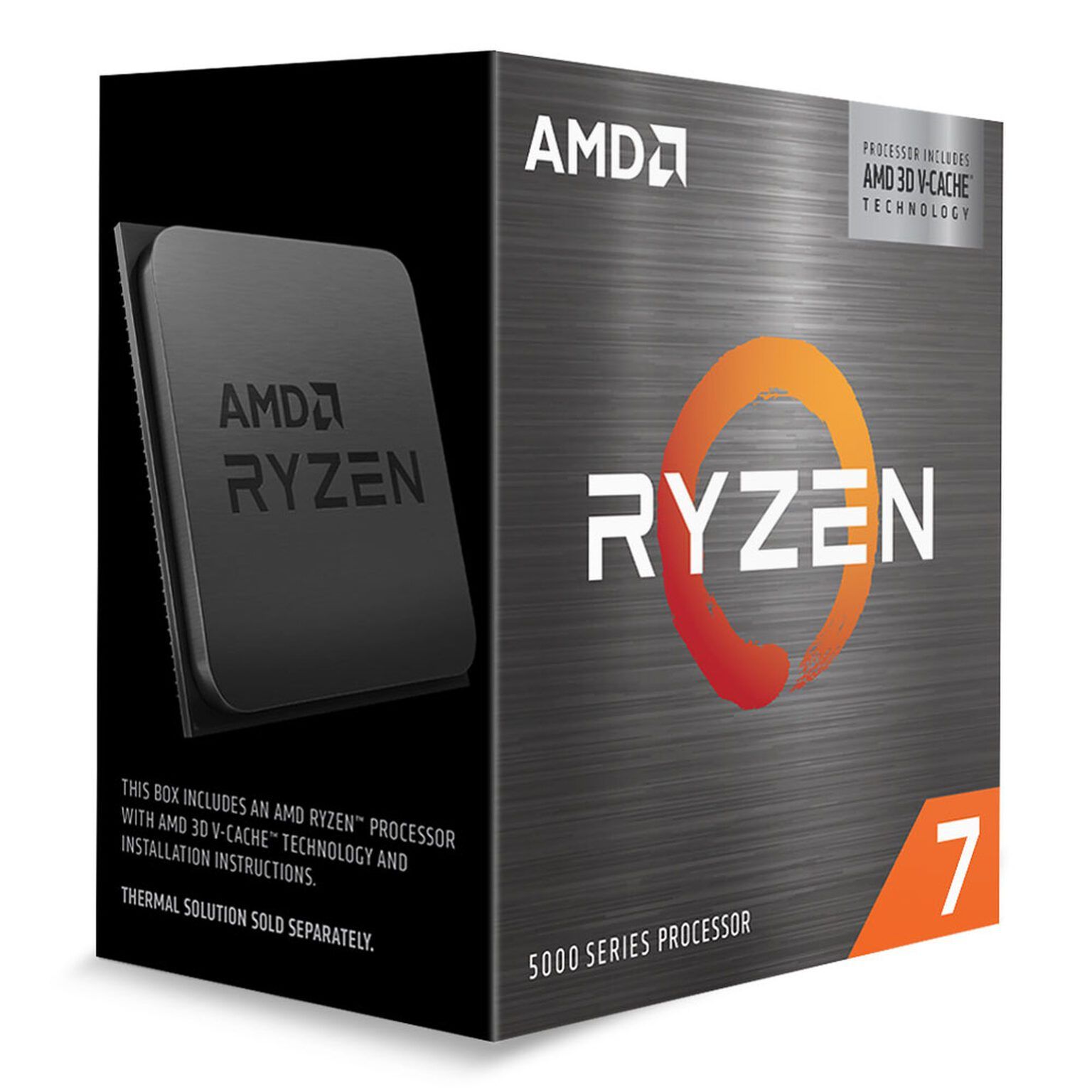 AMD Ryzen 7 5800X3D (tray) CPU close-up