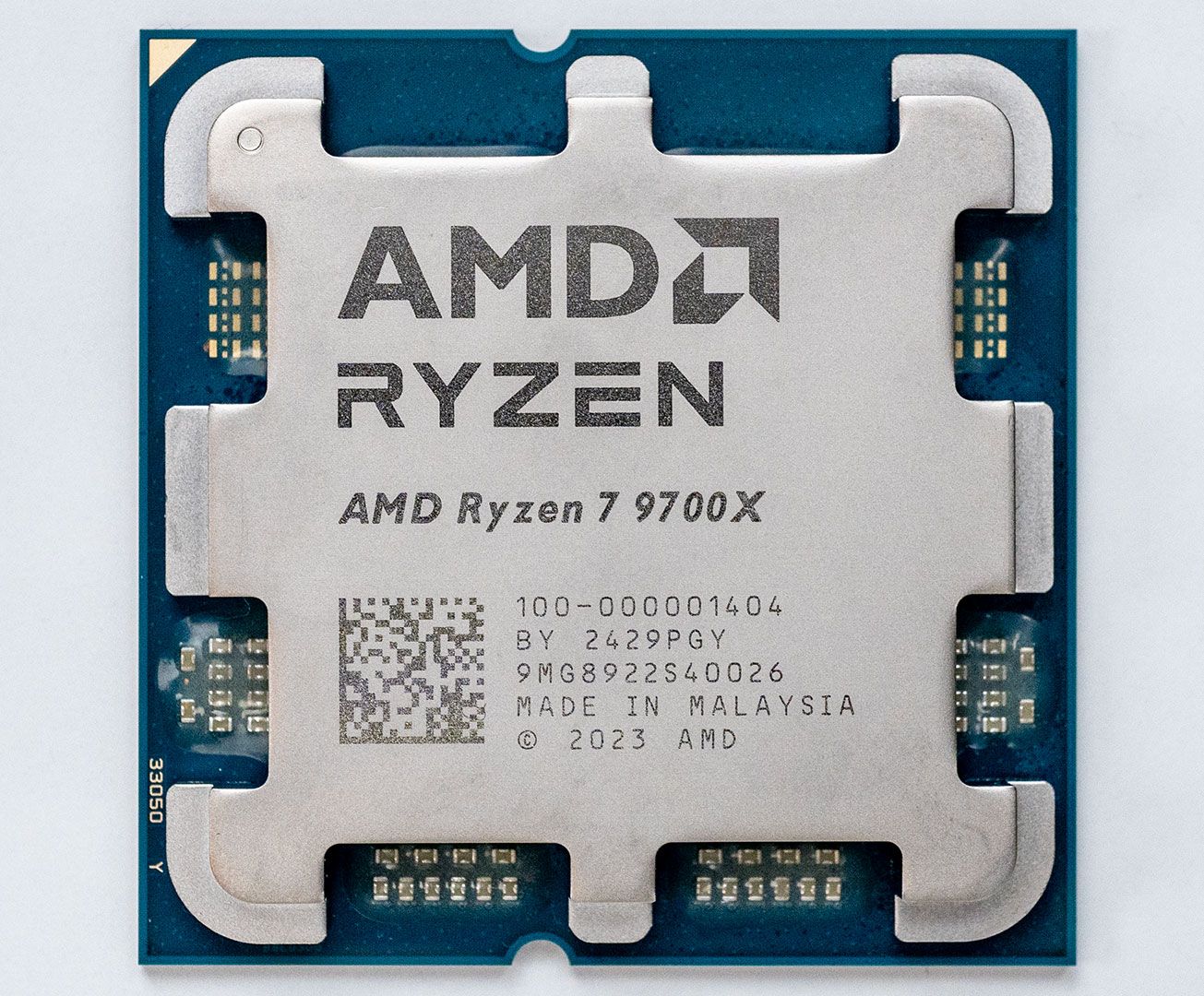 AMD Ryzen 7 9700X CPU package (front photo)