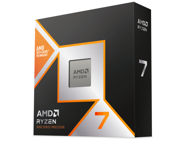 AMD Ryzen 7 9800X3D - Ryzen 7 9000 Series Zen 5 8-Core 5.2 GHz - Socket AM5 120W - AMD Radeon Graphics Desktop Processor - 100-100001084WOF