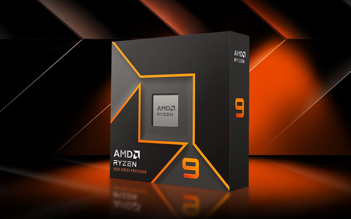 AMD Ryzen 9 9900X retail box hero shot