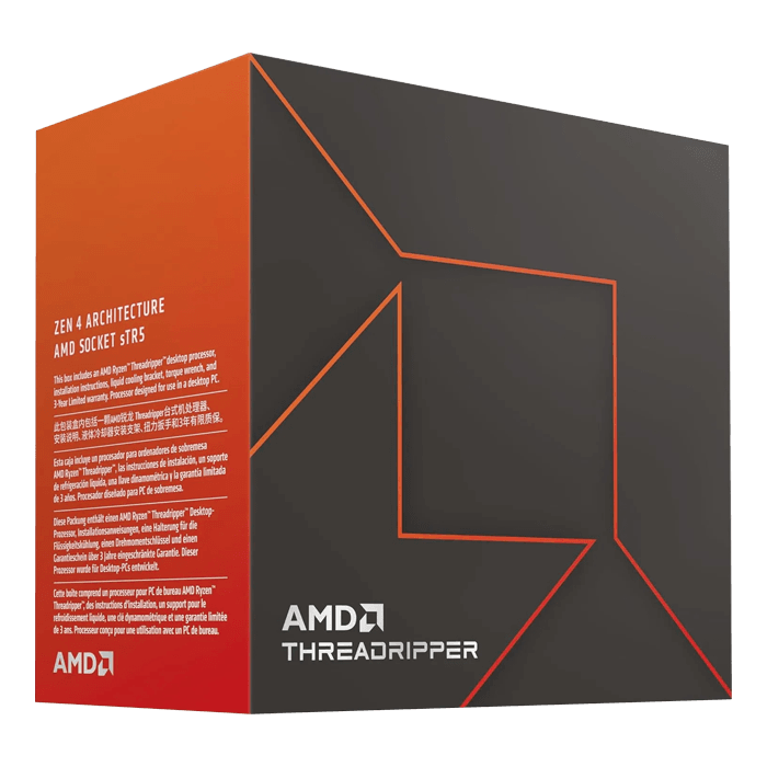 Ryzen™ Threadripper™ PRO 7995WX 96-Core 2.5 - 5.1GHz Turbo, sTR5, 350W TDP, Processor