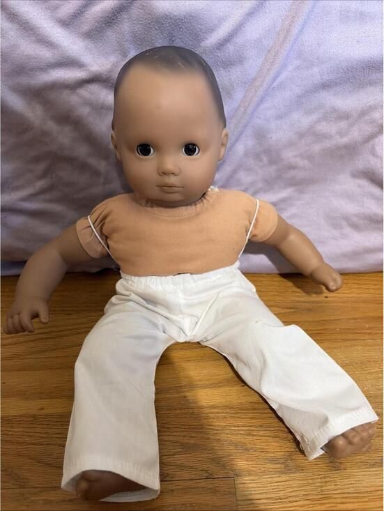 AMERICAN GIRL BITTY BABY DOLL MEDIUM SKIN COLOR BROWN EYES