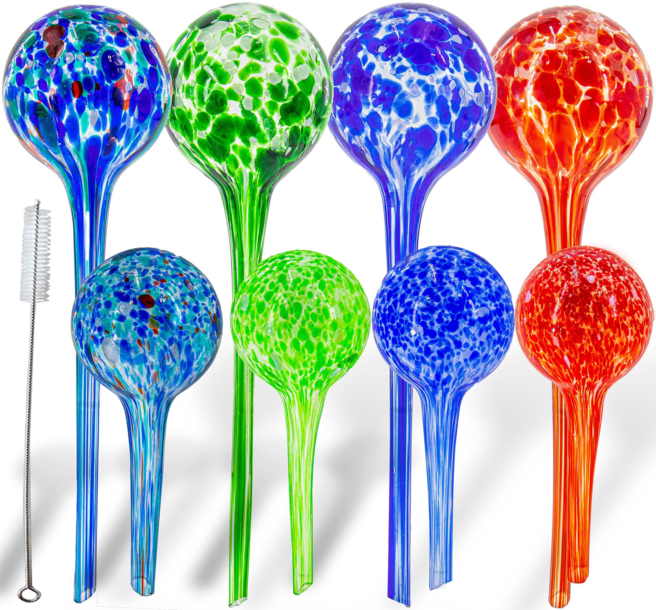 Amazon.com: 5 STAR SUPER DEALS Aqua Plant Watering Globes - Automatic  Watering Ball Bulbs - Self Watering Plant Glass Bulbs System (8, 4 Small &  4 Large) : Patio, Lawn & Garden
